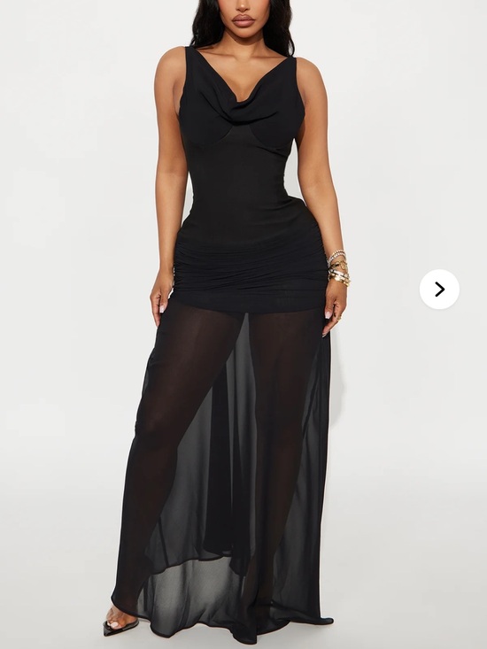 Fashion Nova Dresses & Skirts - New Fashion Nova Love Language Drop Waist Maxi Dress Size XS